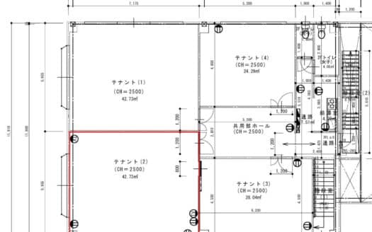 [0896] 事務所 高岡市大坪町48 （スペースクリエイトビル 2F）