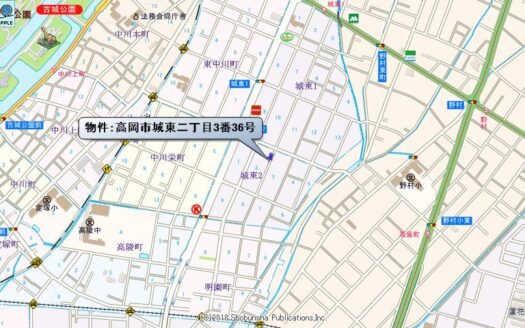 ［1498］　用地　高岡市城東2丁目3-36