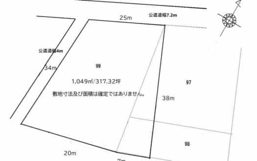 ［1585］用地　高岡市開発本町99