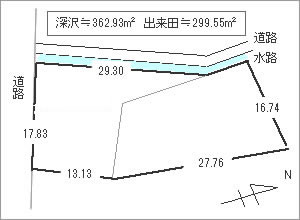 ［1691］用地　高岡市問屋町100番 深沢151番外3筆