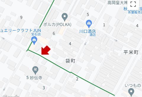 ［1715］　用地　高岡市大町143-4、144-1